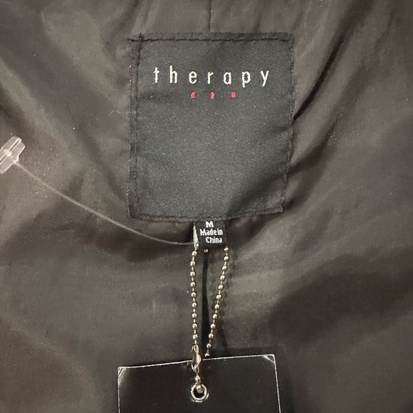 Therapy Pink Leather Jacket Modern Design - Picture 9 of 10